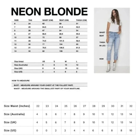 Free people Neon Blonde Skinny Jeans Blondie Black Distressed Denim High Waist - Picture 15 of 16
